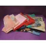 A selection of head scarves including Gina Ruccini, Jacqmar, Contelmi Mondi etc