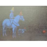 An oil painting on board, Errol Neil, The Red Balloon, signed and dated 1986 (with list of works)