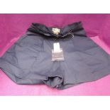 A pair of lady's 1980's style blue cotton shorts by Gucci, size 44, with labels attached