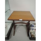 A vintage 60's design teak side table`