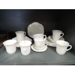 A part Shelley tea service in white