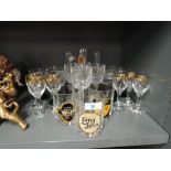 A selection of wine and spirit glasses