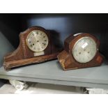 Two early 20th century mantel clocks