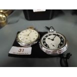 Two vintage pocket watches one working one as found