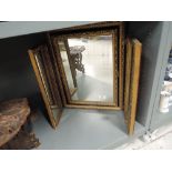 A vintage tryptic dressing table mirror