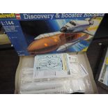 A Airfix 1:72 scale plastic kit, Short Sunderland III and a Revell 1:144 plastic kit, Discovery &