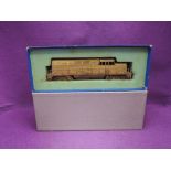 A NJ Custom Brass HO scale diesel locomotive, unpainted, boxed, BL-2