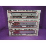 Three Proto 1000 series HO scale Erie Built locomotives, all boxed 23888 and similar