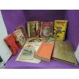 A selection of late 19th century and later childrens books including Little Rhymes for Little