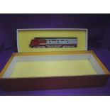 A Samhongsa Oriental Limited HO scale Santa Fe EMD E8A locomotive, boxed