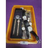 A selection of wrist watches including Rotary and Lorus etc