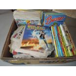 A carton, children's interest, includes Beano, Dandy, and related; annuals, comics, etc.