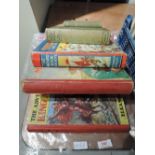 A small selection of Children's annuals, and two related novels