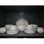 A vintage part dinner service by Denby in the Corollel pattern