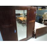 An early 20th Century mahogany 4 piece bedroom suite