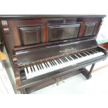 A late 19th/Century upright Piano by Witton, Witton & Co, London