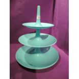 A vintage plastic moulded cake or sandwich stand by Babell