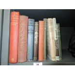 A selection of vintage volumes and reference books including some fly fishing interest