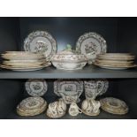 A large collection of late 19th/early 20th Century Copeland Spode table ware