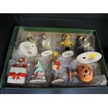 Eight Royal Doulton Bunnykins figures including Halloween DB22, Christmas Surprise DB146, Sweetheart