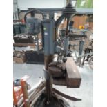 A vintage machine shop pillar drill by Hoover