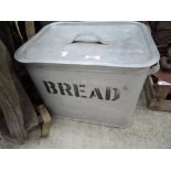 A vintage bread bin and rocket stove