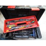 A tool box and contents