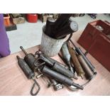 A selection of vintage grease and nipple guns
