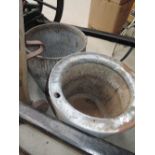 A vintage galvanised dolly tub and similar