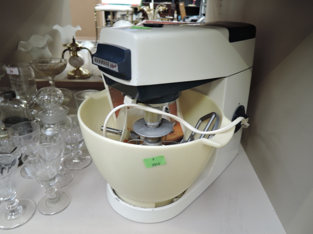 A vintage Kenwood Chef food mixer