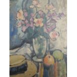 An oil painting, John riddle, still life, signed, 21in x 16in