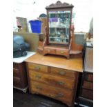 A Victorian mahogany dressing table