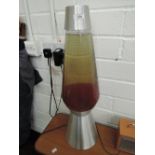 A vintage lava lamp