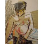 A pastel sketch, Scrap Nude study, 28in x 21.5in