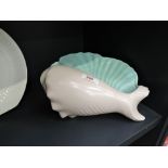 A vintage sea shell bathroom decoration by Poole