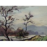 A water colour, R L Howey, Tarn Hows, signed and dated 1972, attributed verso, 6.5in x 9in