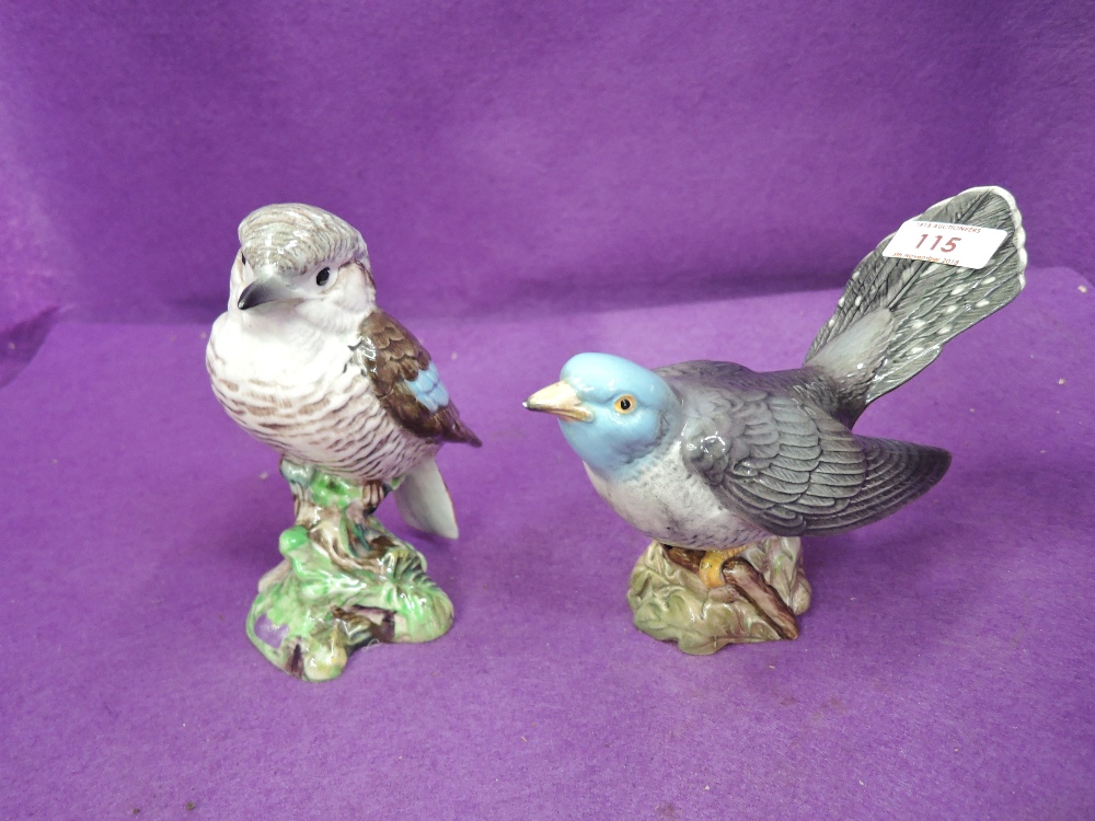 Two Beswick studies, Kookaburra 1159 & Cuckoo 2315