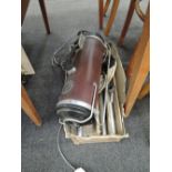 A vintage Electrolux cyclinder vacuum cleaner