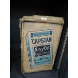 A vintage Capstan Navy Cut Cigarettes advertising box also marked LMS goods railway