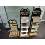 A selection of vintage Twinings Tea advertising display stands