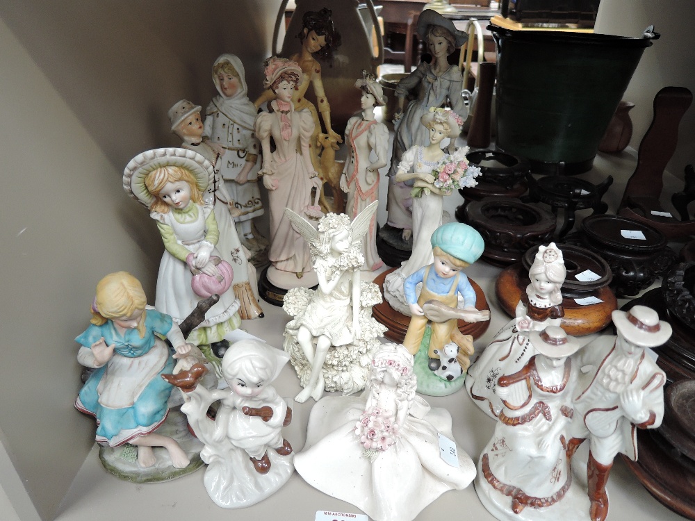 A selection of vintage figures and figurines