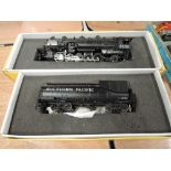 A Sunset Models HO scale American Southern Pacific 2-10-2 locomotive & tender 3680, boxed