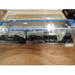 A Bachmann HO scale American brass 2-10-4 Santa Fe loco & tender 5018, boxed 51202