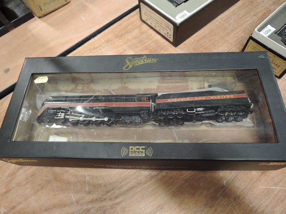 A Spectrum Bachmann Industries Inc HO scale Norfolk and Western 4-8-4 loco & tender 611, boxed