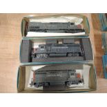 Three Athearn HO scale American brass Cotton Belt locomotives, 5018, 9651 & 8376 all boxed