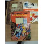 A selection of vintage volumes including The Bobbsey Twins