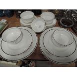 A selection of vintage plates and similar by Lubern with 22KT decoration