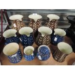 A selection of vintage local pottery Schofield Wetheriggs