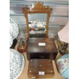 A selection of vintage trinket and jewellery boxes and pink glass oil lamp base