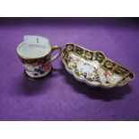 Two vintage Royal Crown Derby miniature cabinet ceramics